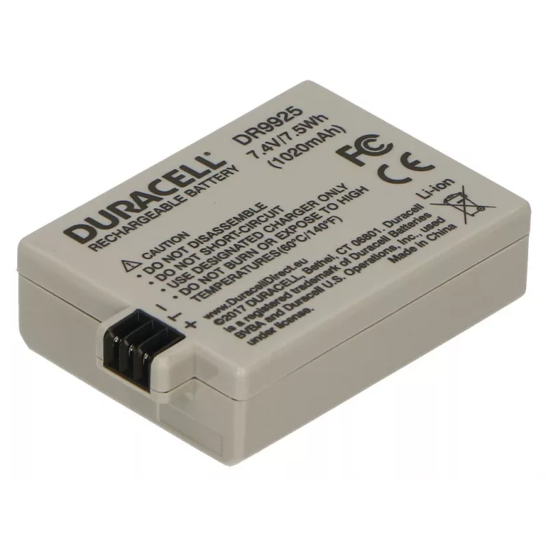 Duracell DR9925 batería para cámara Canon LP-E5, Li-Ion, 1020 mAh