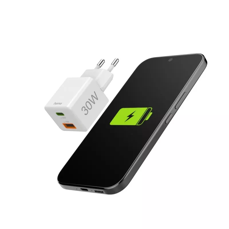 Hama 00201992 cargador móvil smartphone blanco AC carga rápida interior, exterior