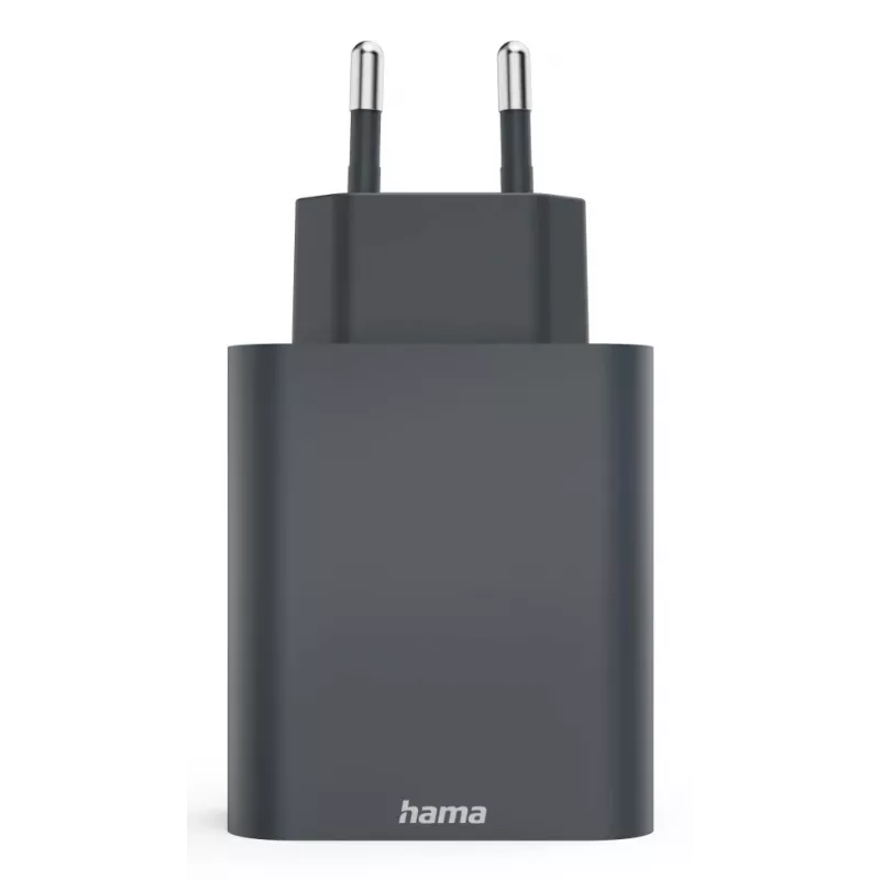 Hama 00086445 cargador móvil smartphone, tablet gris AC carga rápida interior