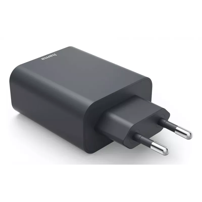 Hama 00086445 cargador móvil smartphone, tablet gris AC carga rápida interior