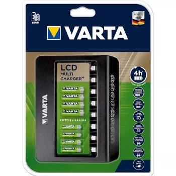 Cargador de baterías Varta LCD Multi Charger+