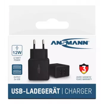 Cargador Ansmann HC212 Universal Negro AC interior