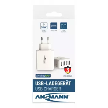 Cargador Ansmann HC430 Universal Blanco AC interior