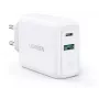 Cargador Ugreen 60468 para tablet, teléfono, Universal Blanco AC carga rápida interior