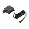 Lenovo GX21L58555 adaptador de corriente USB-C de 65 W, enchufe UE, 20 V, cable de 1,7 m, negro