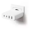 Cargador ALOGIC 4X100 Universal Blanco USB interior