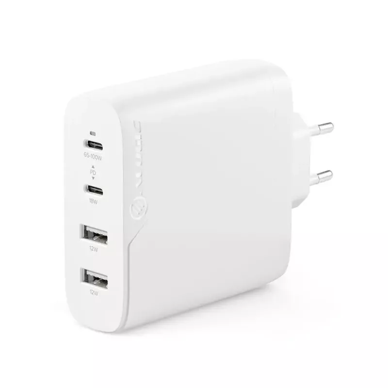 Cargador ALOGIC 4X100 Universal Blanco USB interior