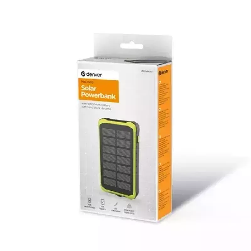 Powerbank Denver PSO-10012 10000 mAh polímero de litio 2 puertos USB