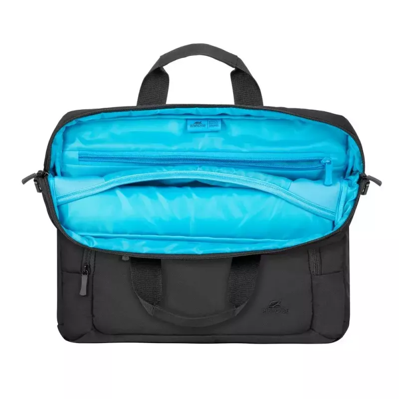 Rivacase 7521 Alpendorf ECO bolsa para portátil 13,3–14 pulgadas (35,6 cm), lona, negra