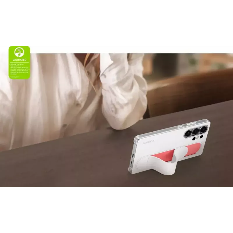 Funda Samsung Galaxy S25 Ultra Monochromatic White con soporte
