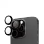 PanzerGlass ® Hoops® protector de lente de cámara negro iPhone 16 Pro | 16 Pro Max