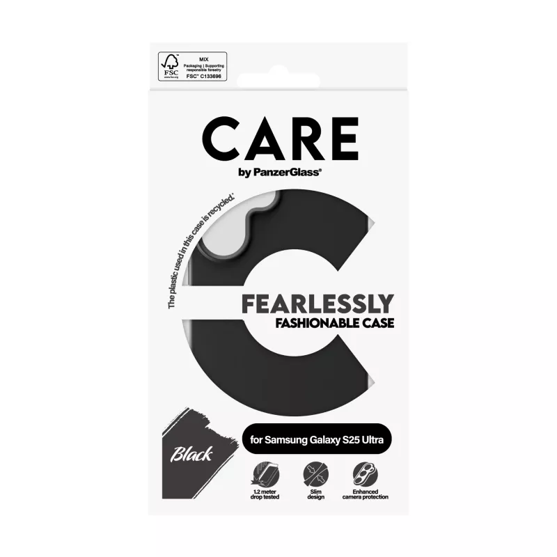 PanzerGlass CARE™ by ® Case negro Samsung Galaxy S25 Ultra