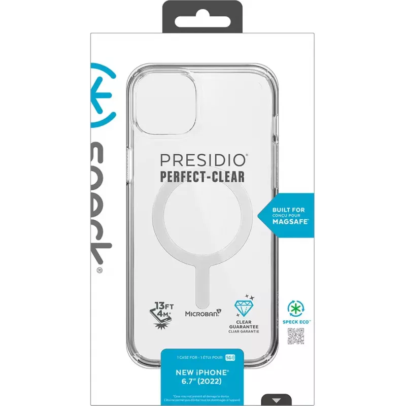 Speck Presidio Perfect Clear funda MagSafe iPhone 14 Plus