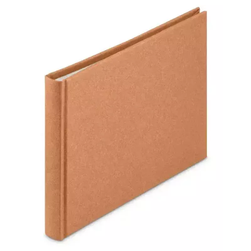 Hama 7614 Wrinkled álbum encuadernado 24x17 cm, 36 páginas blancas, marrón