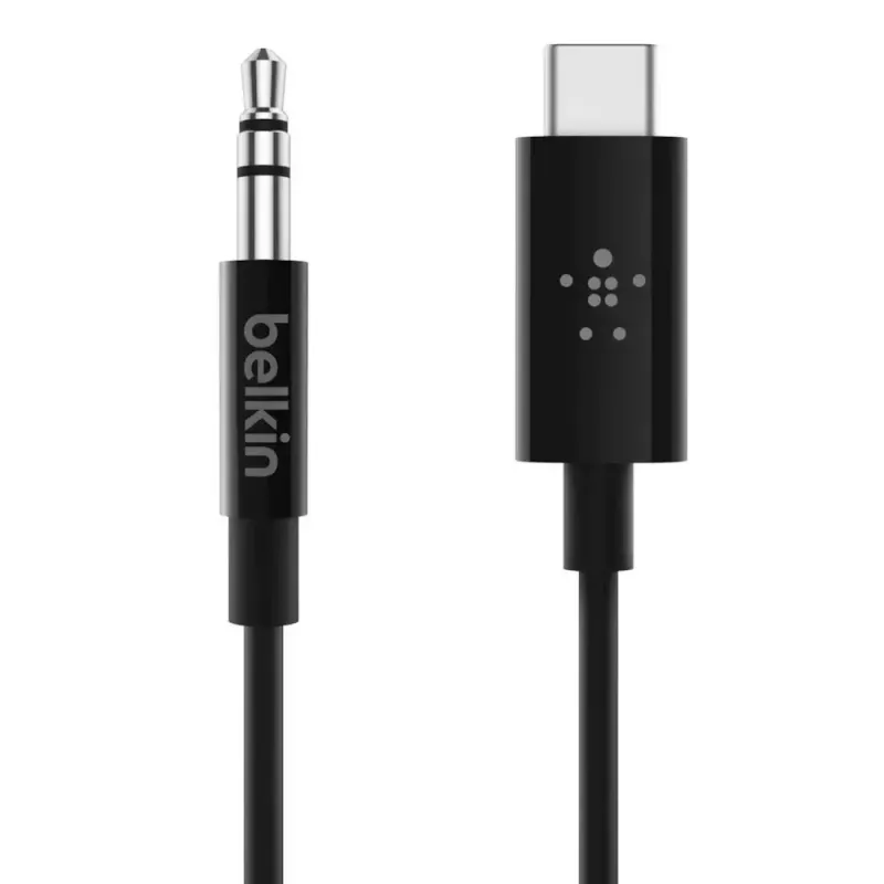 Cable de audio Belkin RockStar 3,5 mm con conector USB-C