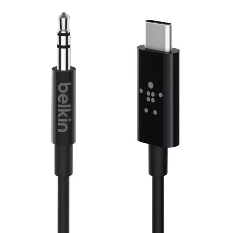 Cable de audio Belkin RockStar 3,5 mm con conector USB-C