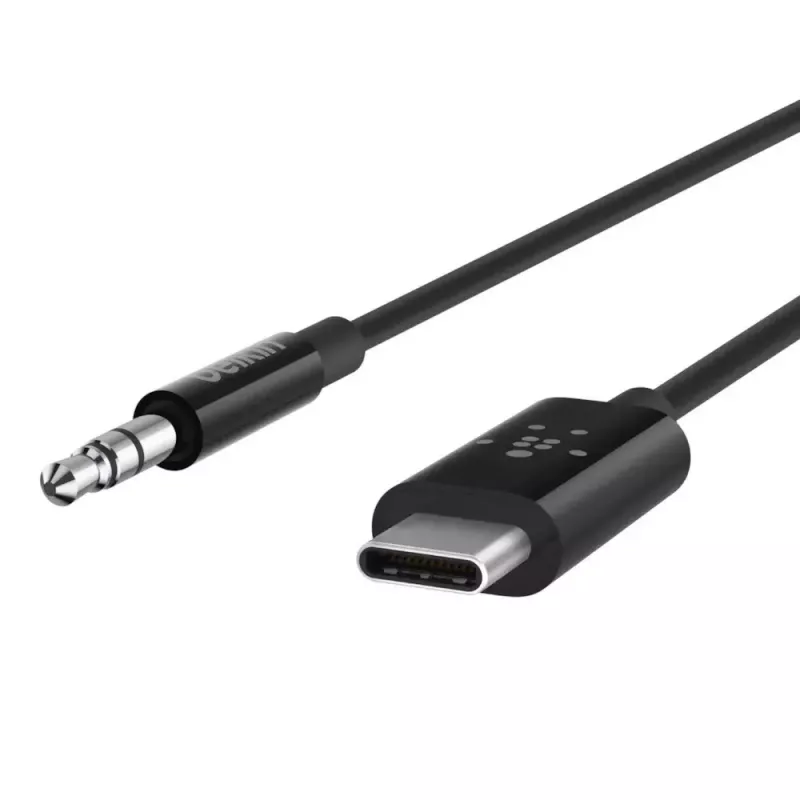 Cable de audio Belkin RockStar 3,5 mm con conector USB-C