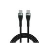 Cable de carga rápida Conceptronic ETTA01B12 USB-C-C PD 3.0 100W 1,2 m, 20V 5A, 480 Mbit/s, E-Mark