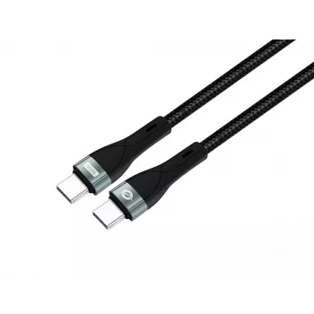 Cable de carga rápida Conceptronic ETTA01B20 USB C-C PD 3.0 100W 2M, 20V 5A, 480Mbps, E-Mark