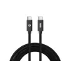 Conceptronic ETTA03B12 cable de carga rápida USB-C a USB-C PD 3.1 240 W 1,2 m, 48 V 5 A, 480 Mbit/s, E-Mark