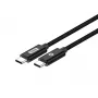 Conceptronic ETTA03B20 cable de carga rápida USB-C a USB-C PD 3.1 240 W, 2 m, 48 V/5 A, 480 Mbit/s, E-Mark