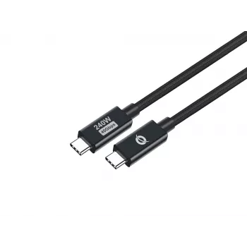 Cable Conceptronic ETTA04B12 USB 4.0 Gen 3 C-C PD 3.1 240W 1,2 m, 48 V 5 A, 40 Gbit/s, E-Mark