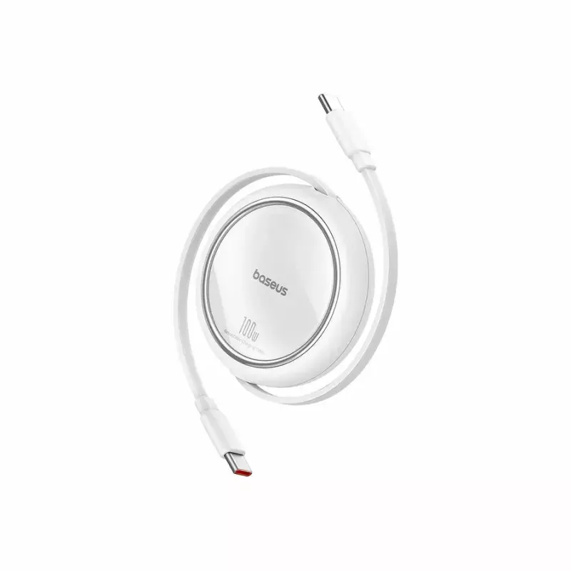 Cable USB Baseus Free2Pull 1 m USB-C blanco
