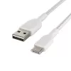 Cable USB Belkin CAB002BT3MWH 3 m USB-A USB-C blanco