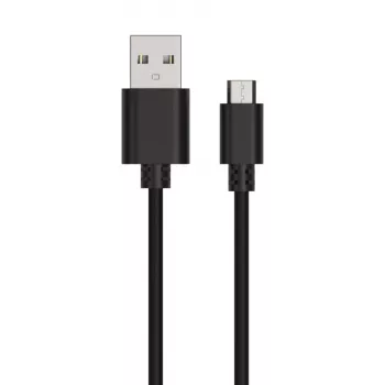 Cable USB Ansmann 1700-0129 1 m USB-A a Micro-USB-B negro