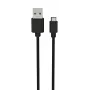 Cable USB Ansmann 1700-0129 1 m USB-A a Micro-USB-B negro