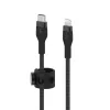 Cable Lightning Belkin CAA011BT2MBK 2 m negro USB-C a Lightning