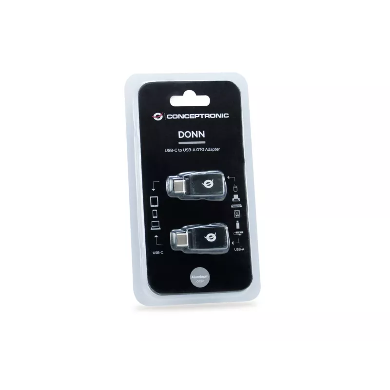Adaptador OTG USB-C a USB-A pack de 2 Conceptronic DONN03G