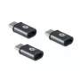 Adaptador OTG Conceptronic DONN USB-C a Micro USB pack de 3