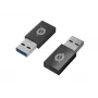 Adaptador USB-A a USB-C Conceptronic DONN10G pack de 2