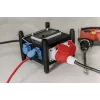 Alargador de corriente Brennenstuhl 1153690200 2m 7 tomas AC Interior Negro Azul Rojo