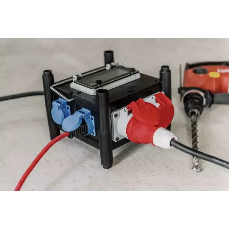 Alargador de corriente Brennenstuhl 1153690200 2m 7 tomas AC Interior Negro Azul Rojo