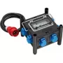 Alargador de corriente Brennenstuhl 1153690600 2m 7 tomas AC Exterior Negro Azul