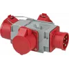 Adaptador de enchufe Brennenstuhl 1081640 400V 16A Gris Rojo