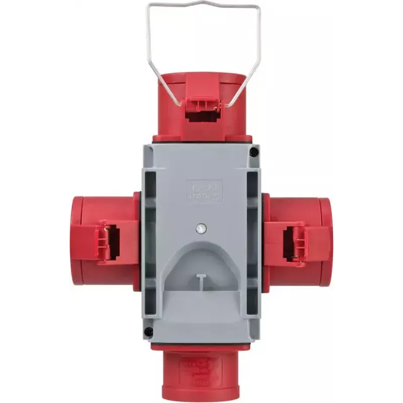 Adaptador de enchufe Brennenstuhl 1081640 400V 16A Gris Rojo