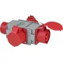 Adaptador de enchufe Brennenstuhl 1081640 400V 16A Gris Rojo