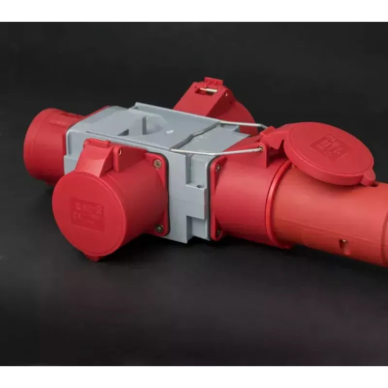 Adaptador de enchufe Brennenstuhl 1081670 400V 32A Gris Rojo