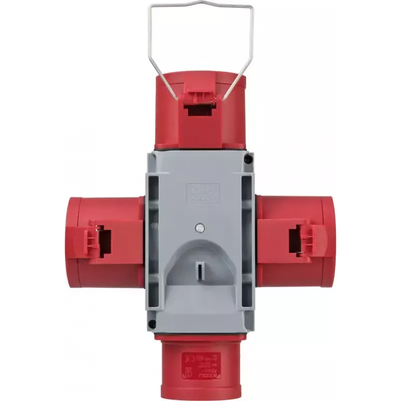 Adaptador de enchufe Brennenstuhl 1081670 400V 32A Gris Rojo