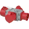 Adaptador de enchufe Brennenstuhl 1081670 400V 32A Gris Rojo