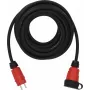 Alargador de corriente Brennenstuhl 9162100110 10m 1 salida AC Interior/Exterior Negro Rojo