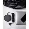 Brennenstuhl estilo estación de carga con superficie textil, 3 m, 1 toma + 2 USB, antracita/negro