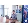 Brennenstuhl estilo estación de carga con superficie textil, 3 m, 1 toma + 2 USB, antracita/negro