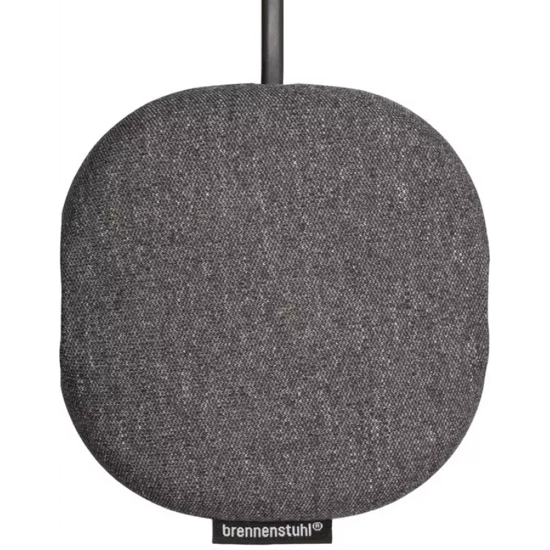 Brennenstuhl estilo estación de carga con superficie textil, 3 m, 1 toma + 2 USB, antracita/negro