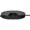 Brennenstuhl estilo estación de carga con superficie textil, 3 m, 1 toma + 2 USB, antracita/negro