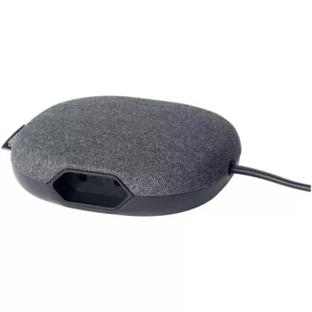 Brennenstuhl estilo estación de carga con superficie textil, 3 m, 1 toma + 2 USB, antracita/negro