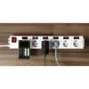 Hama 00137239 Socket Line regleta de 6 tomas, tomas conmutables individualmente, blanca